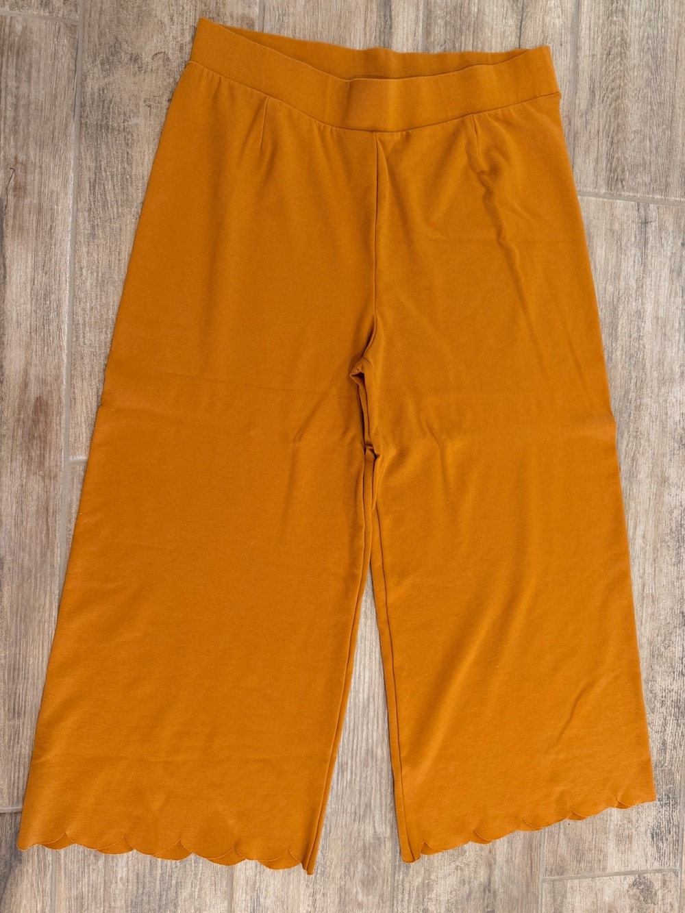 Zenana Scalloped Hem Wide Leg Pants – 3X | NWOT